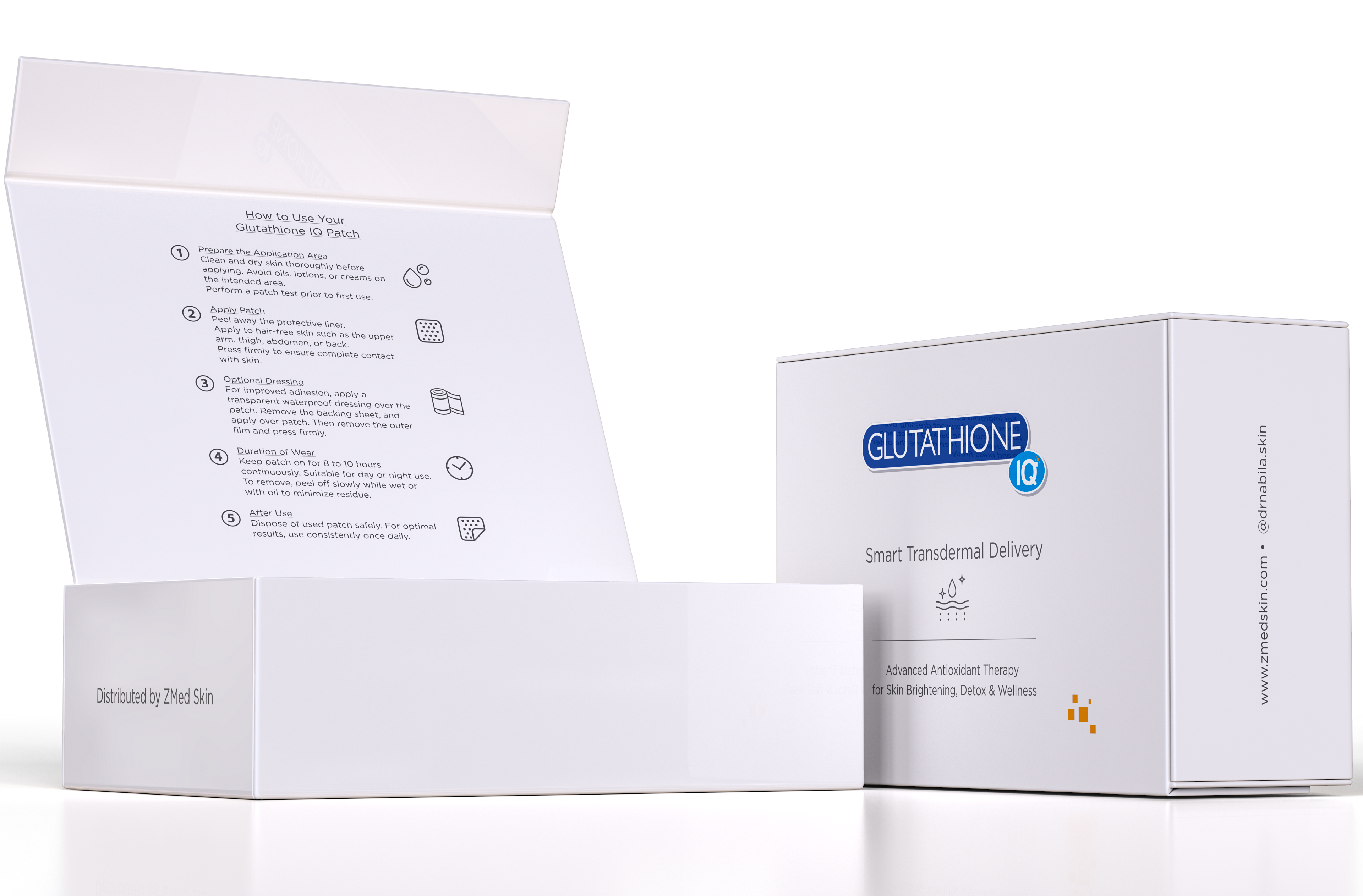 Glutathione Iq in a patch