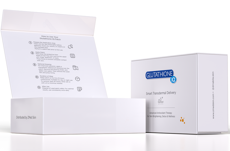 Glutathione Iq in a patch