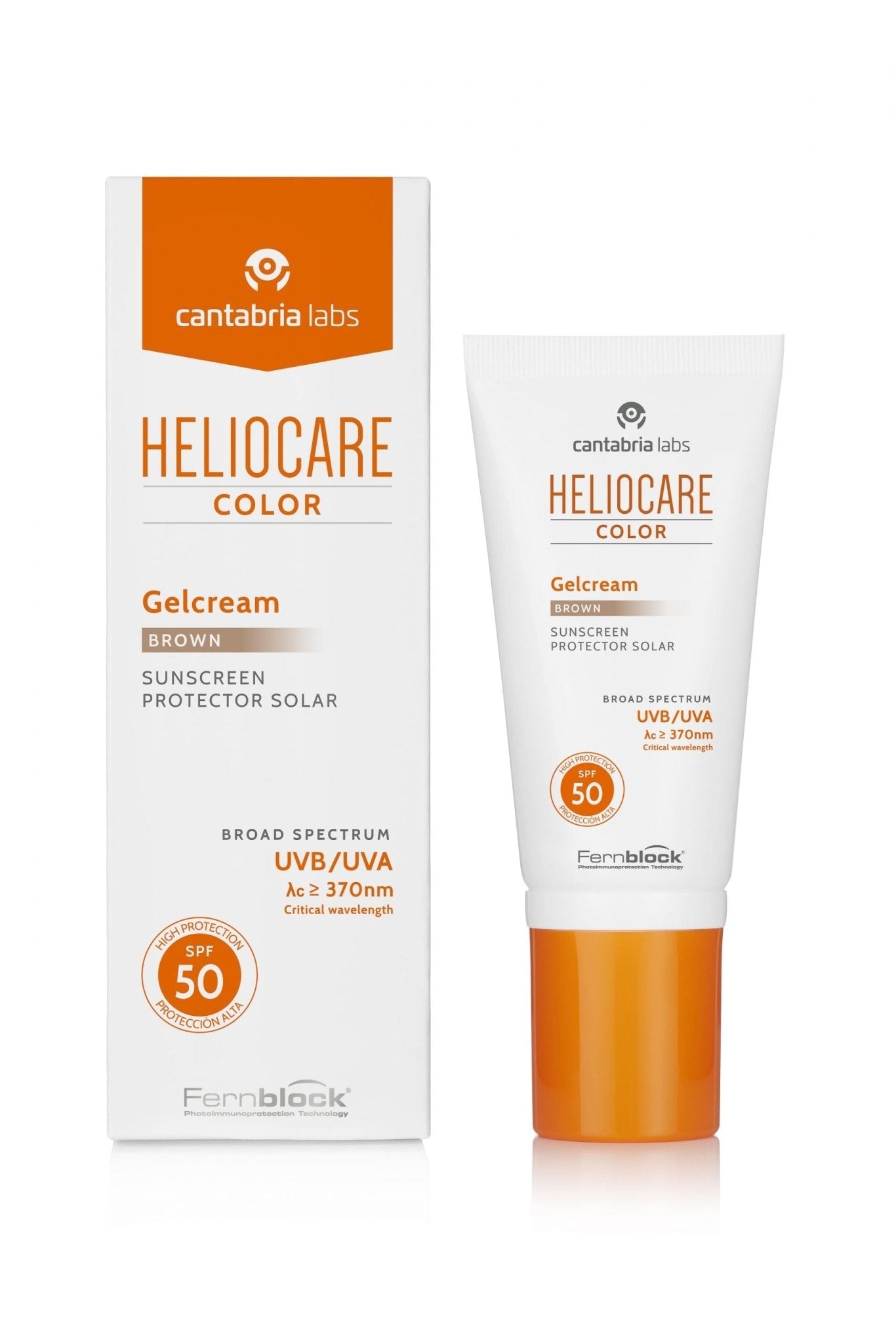 HELIOCARE Gelcream Color SPF50 (BROWN) - zenmedispa